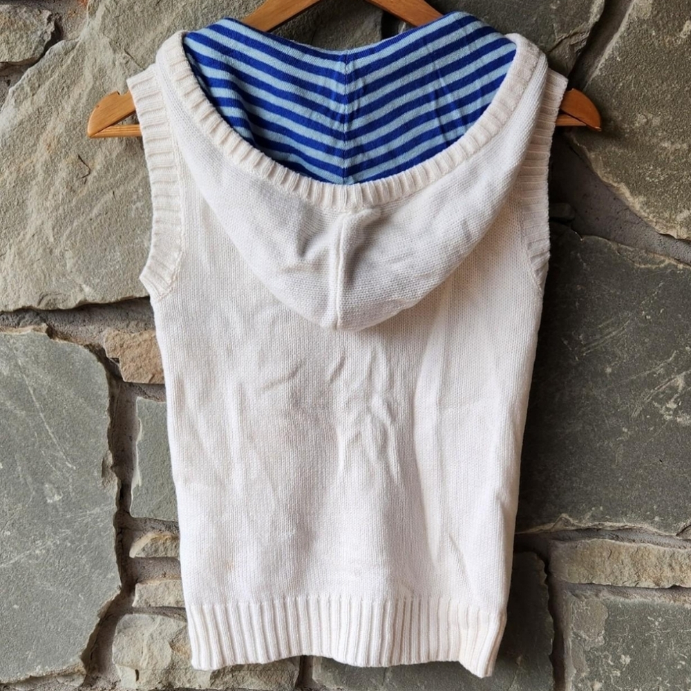 NWT- Le Tigre zip-up sweater vest- size small - Picture 4 of 7